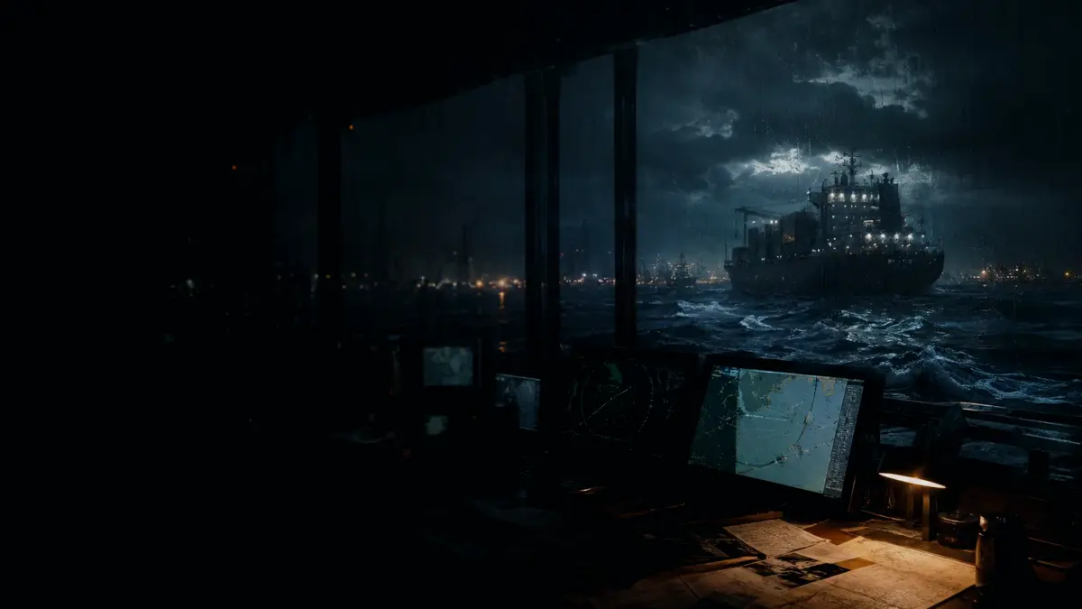 What Are the Main Limitations of Raw Radar? supporting article image showing navigation evidence board with ship tracks and cautious reconstruction
