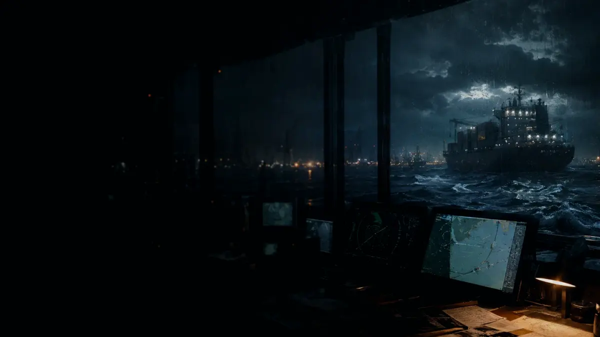 When Does Maritime & Coastguard Agency (MCA) Become Involved? supporting article image showing marine radar-style display and shipping route evidence
