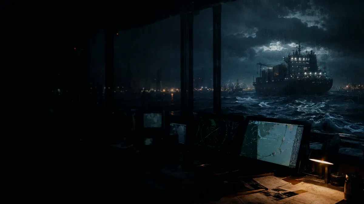 Why Does Voyage Data Recorder (VDR) Matter? supporting article image showing marine radar-style display and shipping route evidence