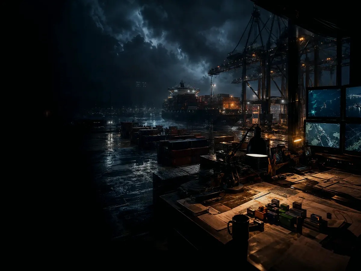 What Are the Limitations of a Cargo Crane? article hero image showing wet container terminal, cargo movement, freight records and logistics evidence