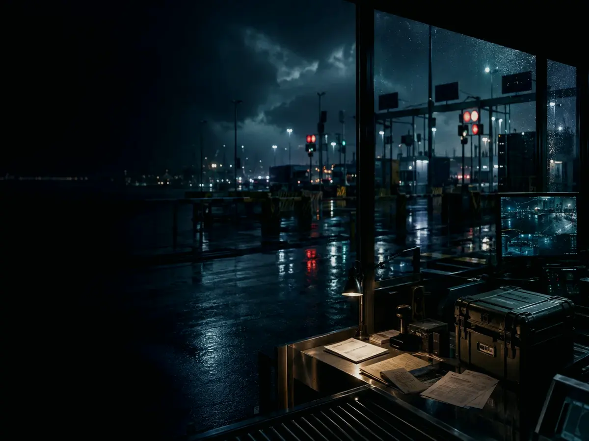 How Is Customs Inspection at a Port Used or Applied? article hero image showing passport control desk, border documents and secure checkpoint pressure