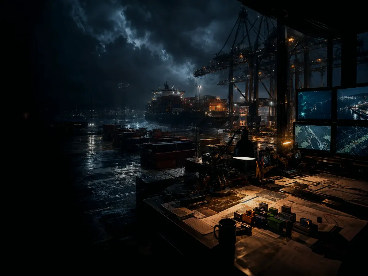 How Does Defence Cargo Exemption Affect Operations? article hero image showing wet container terminal, cargo movement, freight records and logistics evidence