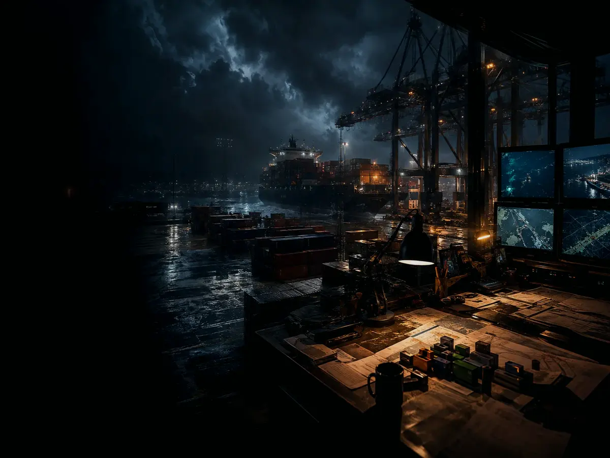 Why Is Defence Cargo Exemption Important? article hero image showing wet container terminal, cargo movement, freight records and logistics evidence
