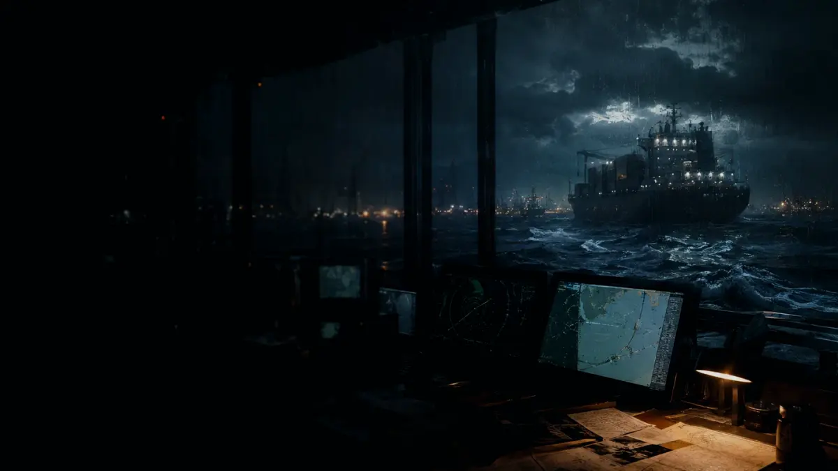 How Is Ship Generator Used Safely? supporting article image showing marine radar-style display and shipping route evidence