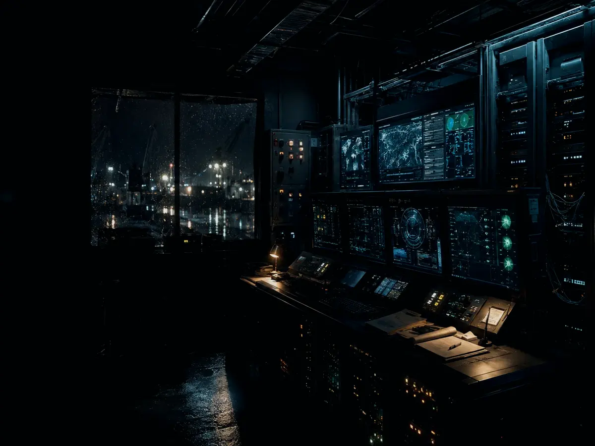 What Is Control System? article hero image showing industrial control room, server racks, network evidence and cyber-physical risk
