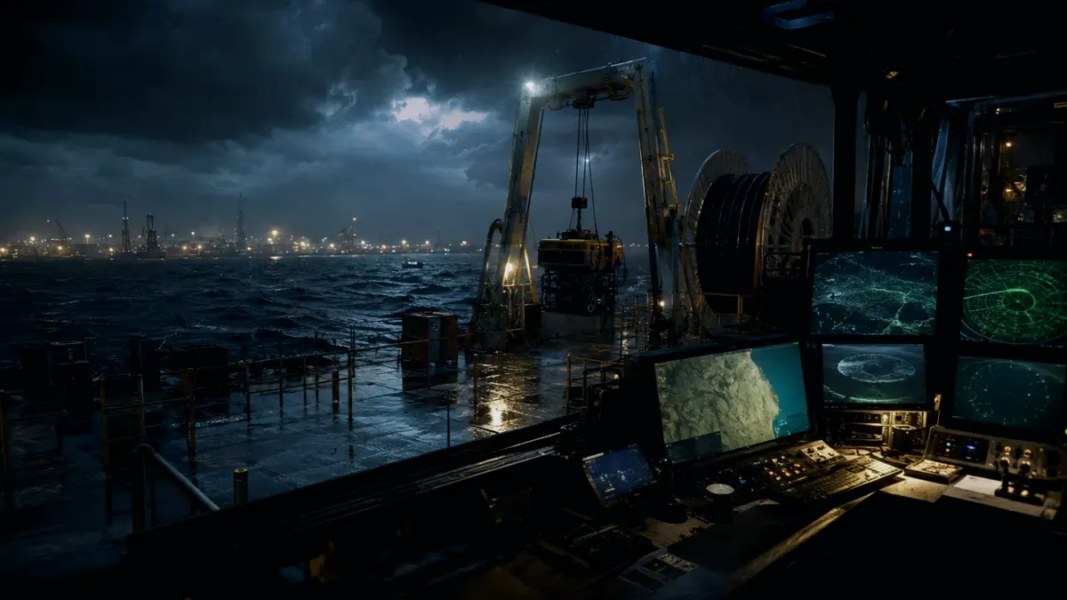 How Is Echo Sounder Used Safely? supporting article image showing hydrographic survey chart and subsea infrastructure evidence