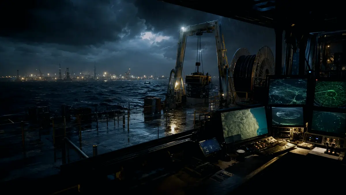 What Is Hydrographic Survey? supporting article image showing hydrographic survey chart and subsea infrastructure evidence