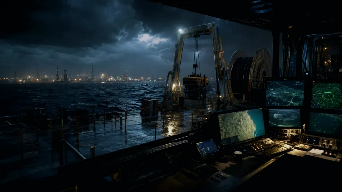 Why Is a Navigation Buoy Important? supporting article image showing hydrographic survey chart and subsea infrastructure evidence