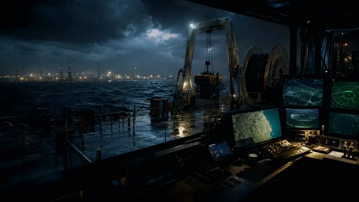 Why Is Seabed Depth Survey Important? supporting article image showing hydrographic survey chart and subsea infrastructure evidence