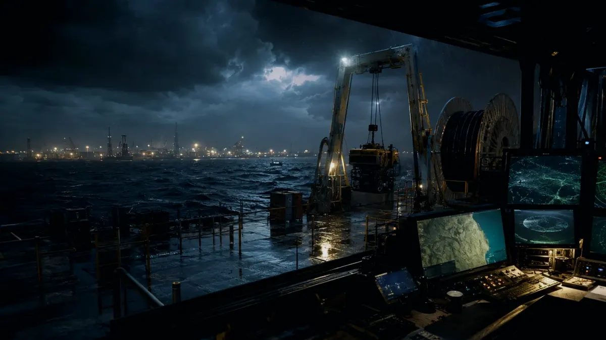 What Is Sonar? supporting article image showing hydrographic survey chart and subsea infrastructure evidence