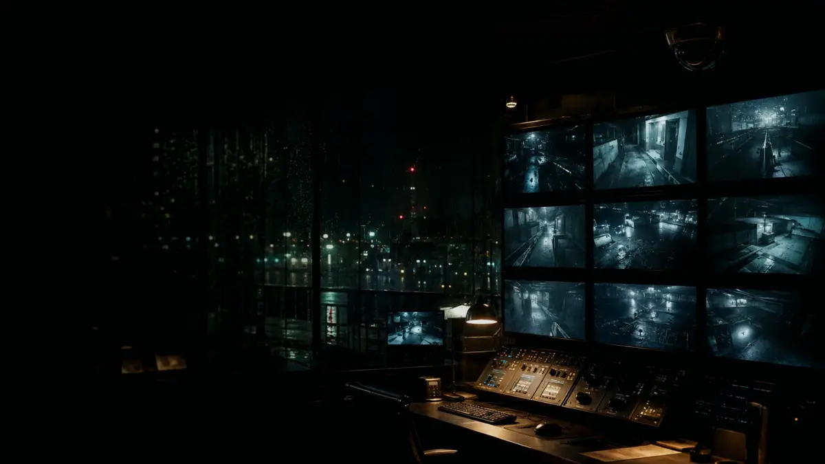What Happens After Surveillance? supporting article image showing security log, camera feed review and access-control evidence