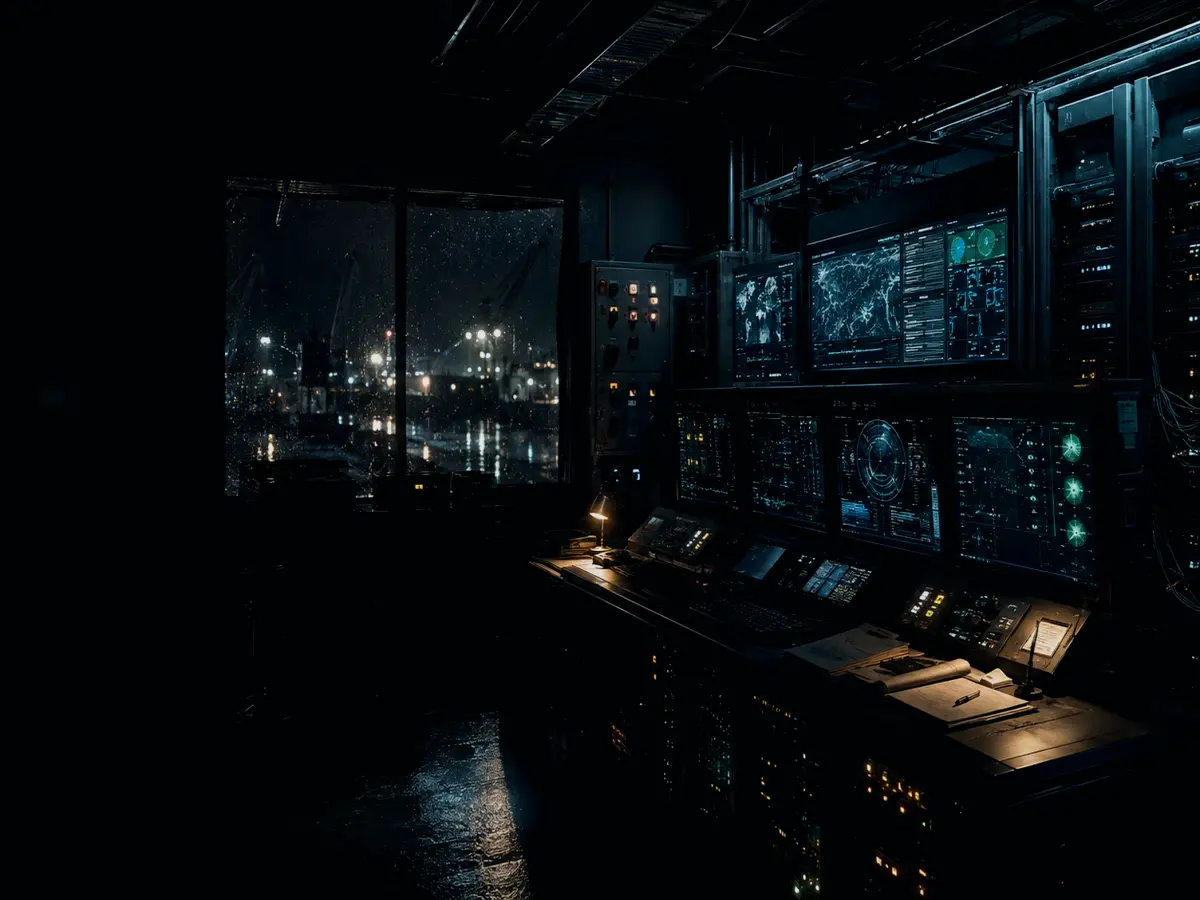 How Is Malware Checked or Verified? article hero image showing industrial control room, server racks, network evidence and cyber-physical risk