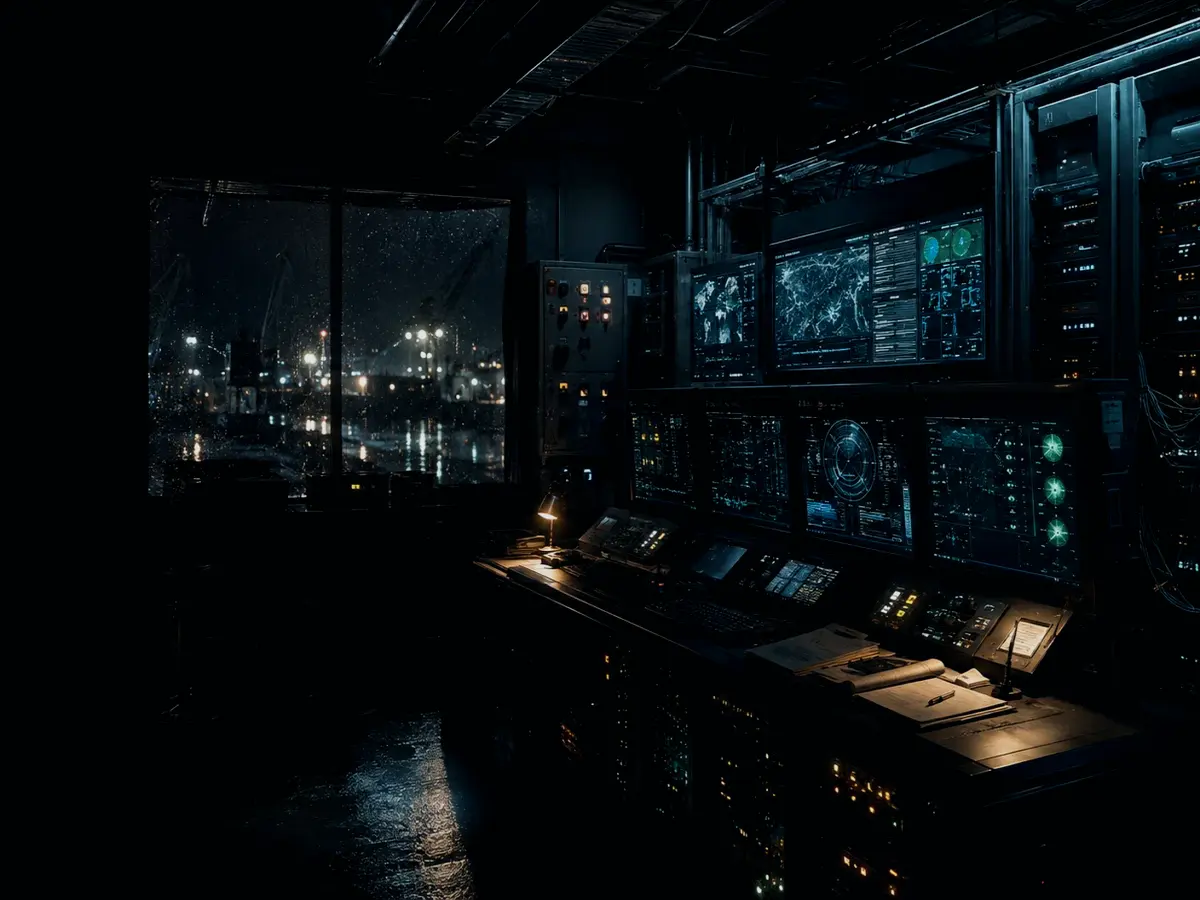 What Is Malware Used For? article hero image showing industrial control room, server racks, network evidence and cyber-physical risk