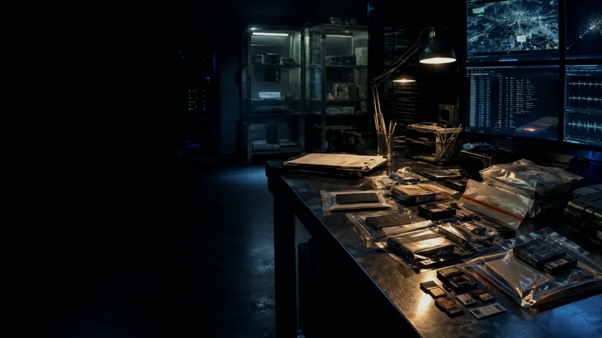 What Happens During Data Recovery? supporting article image showing digital evidence image, timestamped records and preservation file