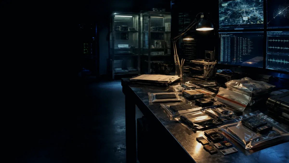 How Does Forensic Copying Work? supporting article image showing digital evidence image, timestamped records and preservation file