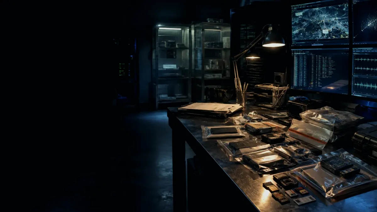 How Does Forensic Image Work? supporting article image showing digital evidence image, timestamped records and preservation file