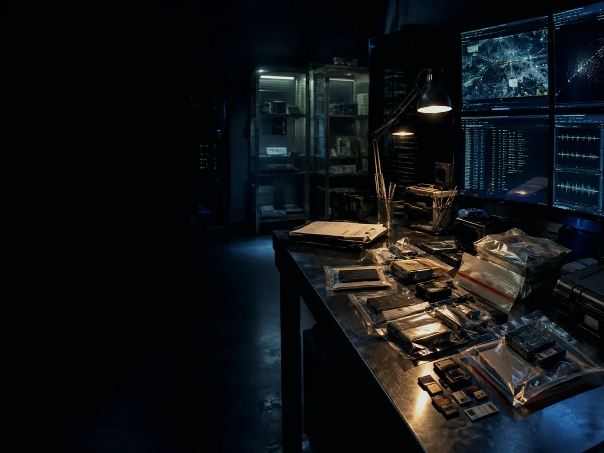 What Are the Main Limitations of Forensic Image? article hero image showing sealed evidence locker, forensic workstation and chain-of-custody documents