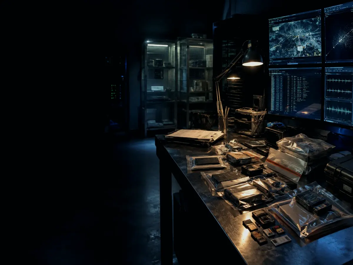 What Is an Isolated Recorder Used For? article hero image showing sealed evidence locker, forensic workstation and chain-of-custody documents