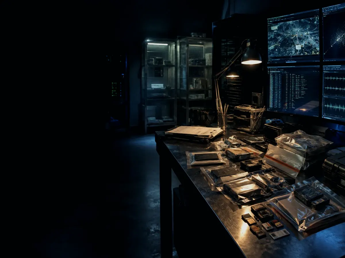 Why Does Packet Capture Matter? article hero image showing sealed evidence locker, forensic workstation and chain-of-custody documents