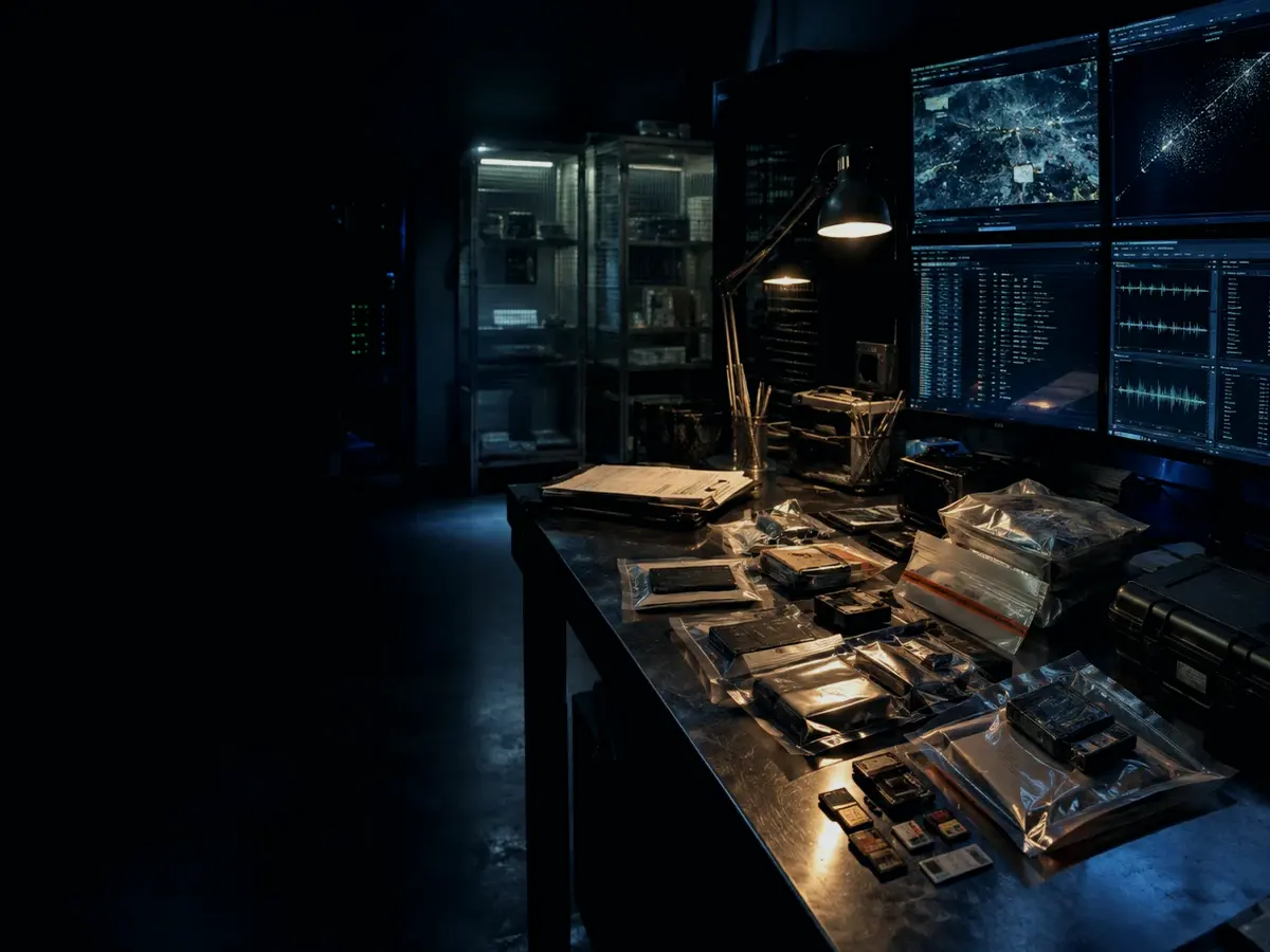 Why Does Write-Once Storage Matter? article hero image showing sealed evidence locker, forensic workstation and chain-of-custody documents