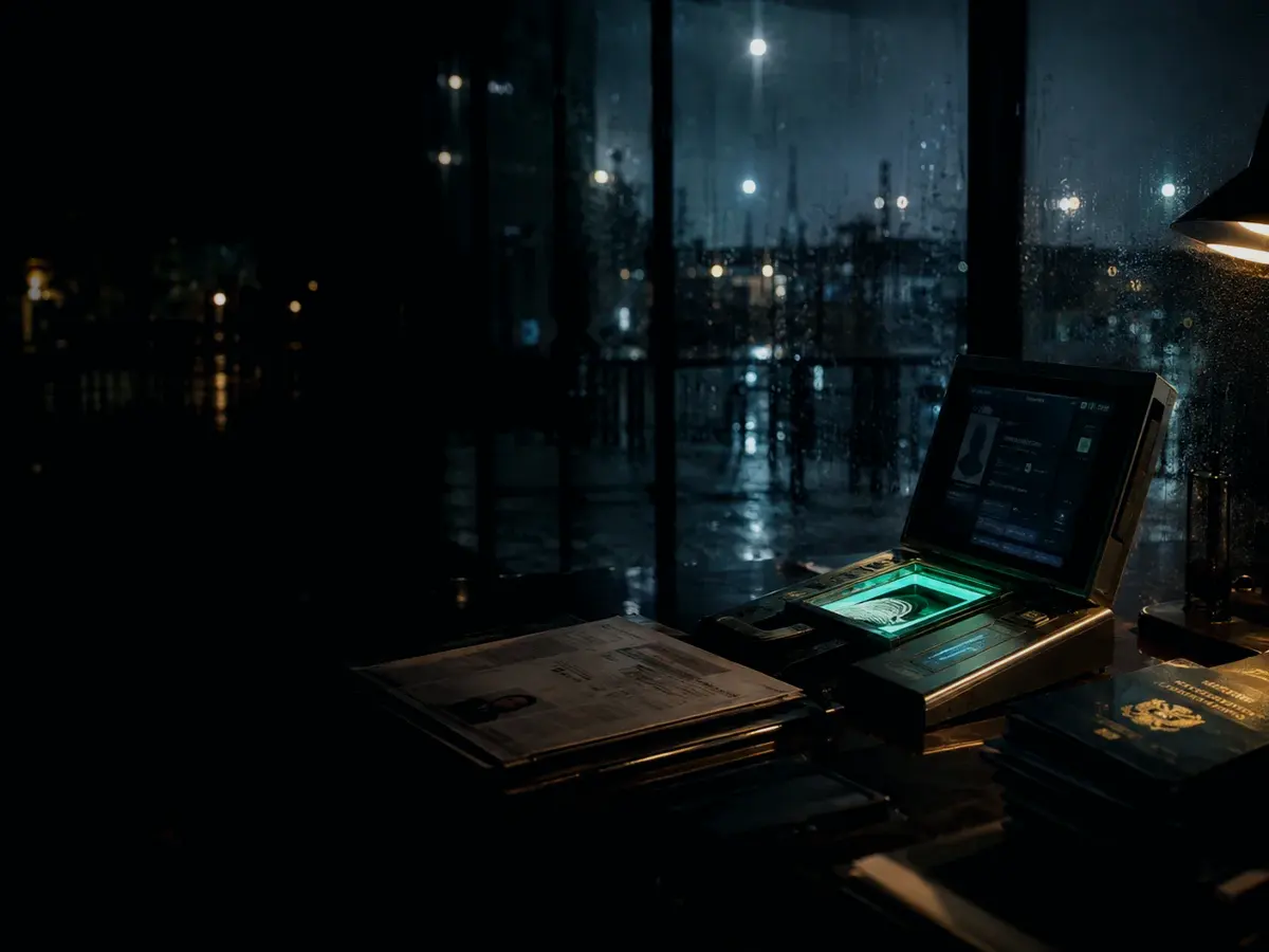What Is Enhanced Identity Verification? article hero image showing identity document, biometric verification desk and contested personal record