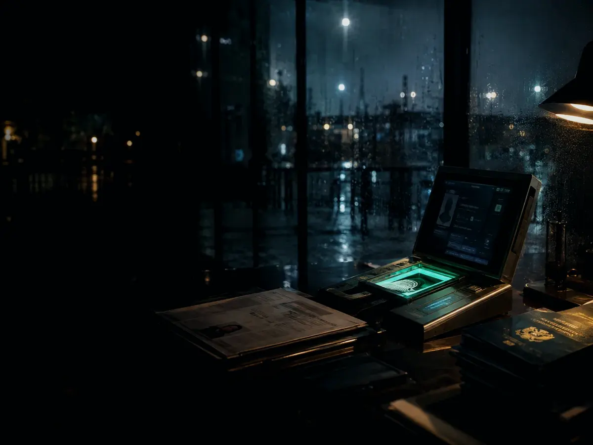 Who Is Responsible for Enhanced Identity Verification? article hero image showing identity document, biometric verification desk and contested personal record