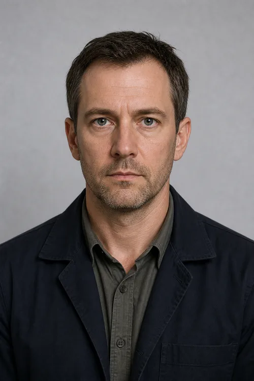 Alan Greaves passport portrait