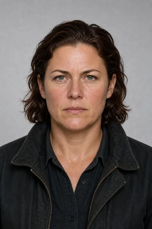 Captain Rhiannon Cade passport portrait