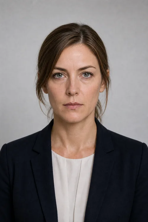Clare Jennings passport portrait