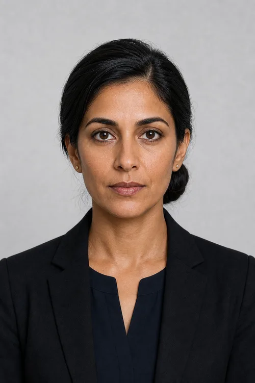 Dr Leena Shah passport portrait