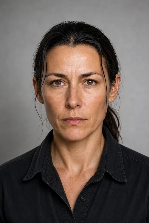 Harriet Caldwell passport portrait