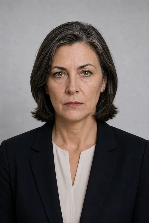 Home Secretary Walters passport portrait
