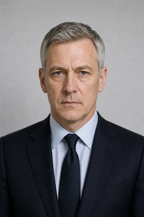 Director Jonathan Reeve passport portrait