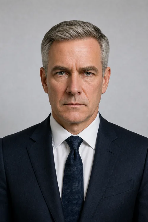 Deputy Commander Mark “Frost” Foster passport portrait