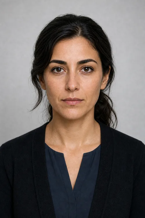 Nadia Sayegh passport portrait