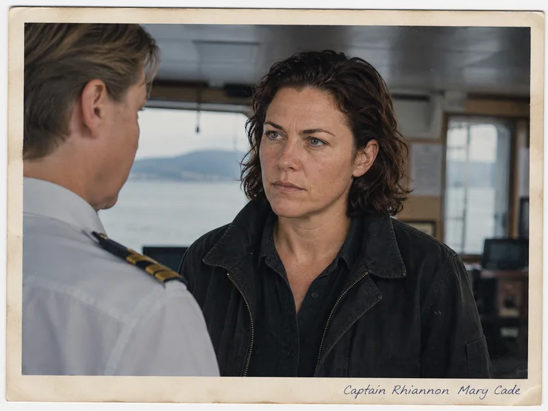Dossier visual exhibit C-03 concerning Captain Rhiannon Cade