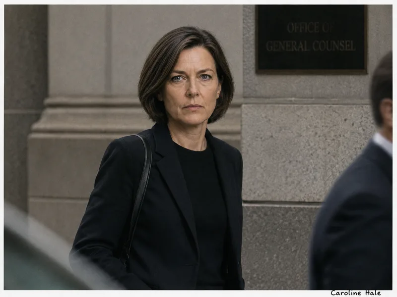 Dossier visual exhibit C-02 concerning Deputy Director Caroline Hale