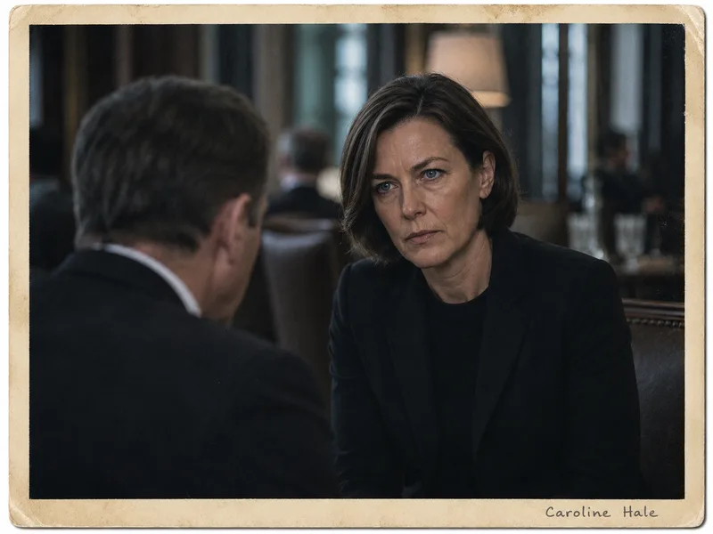 Dossier visual exhibit C-03 concerning Deputy Director Caroline Hale