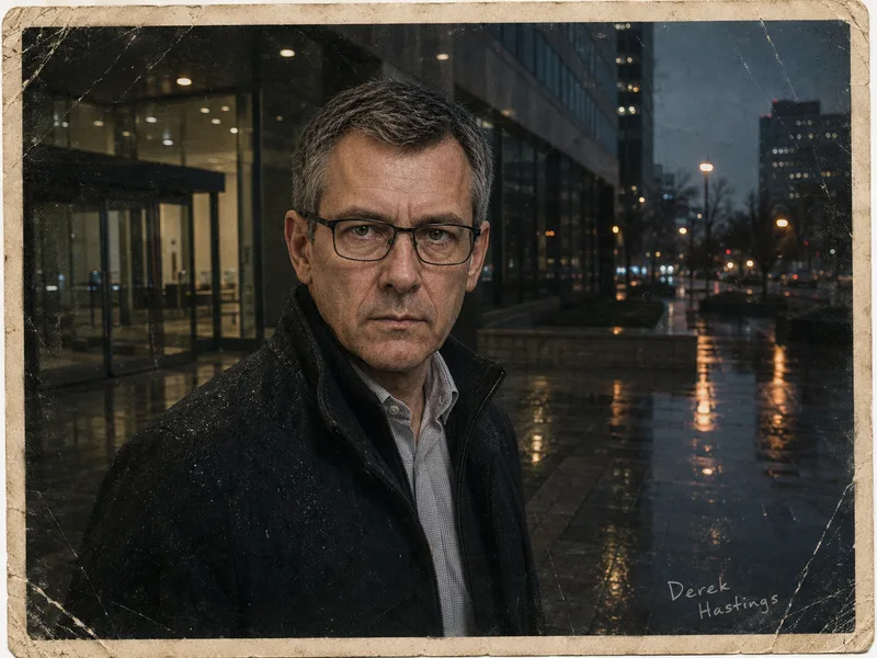 Dossier visual exhibit C-01 concerning Derek Hastings