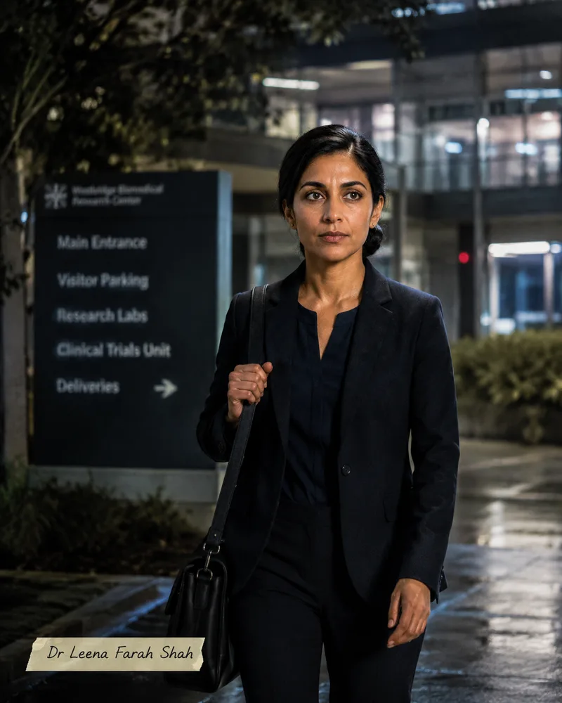 Dossier visual exhibit C-03 concerning Dr Leena Shah