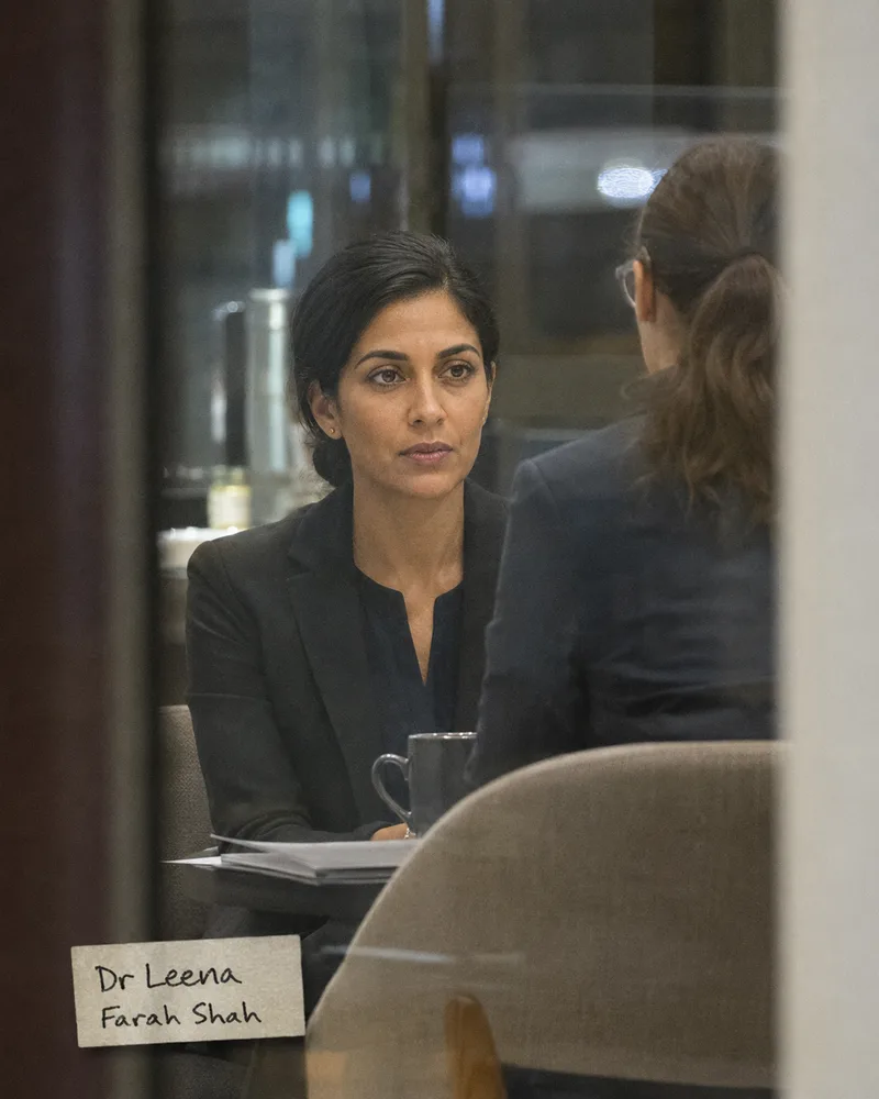 Dossier visual exhibit C-04 concerning Dr Leena Shah