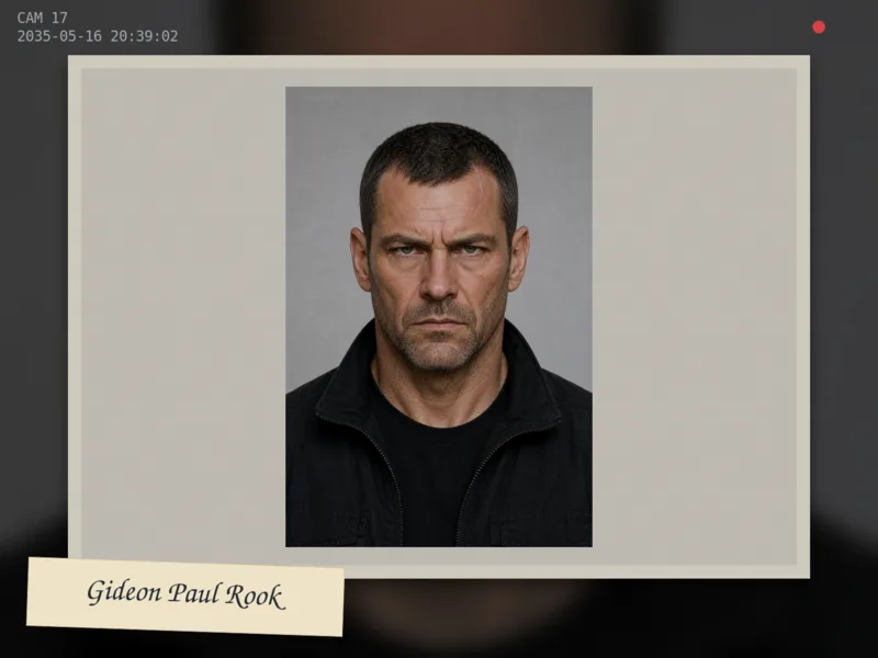 Dossier visual exhibit C-05 concerning Gideon Rook / Owen Gabriel Shaw