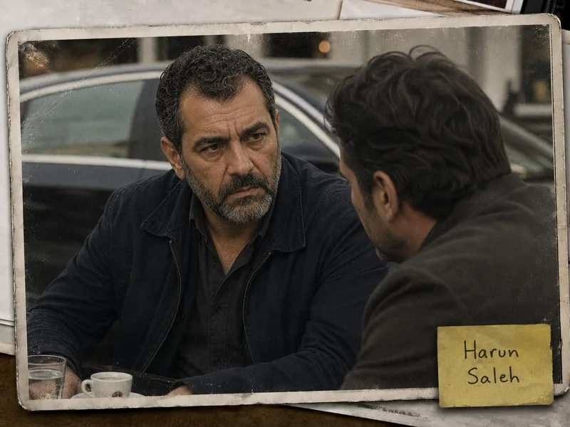 Dossier visual exhibit C-02 concerning Captain Harun Saleh