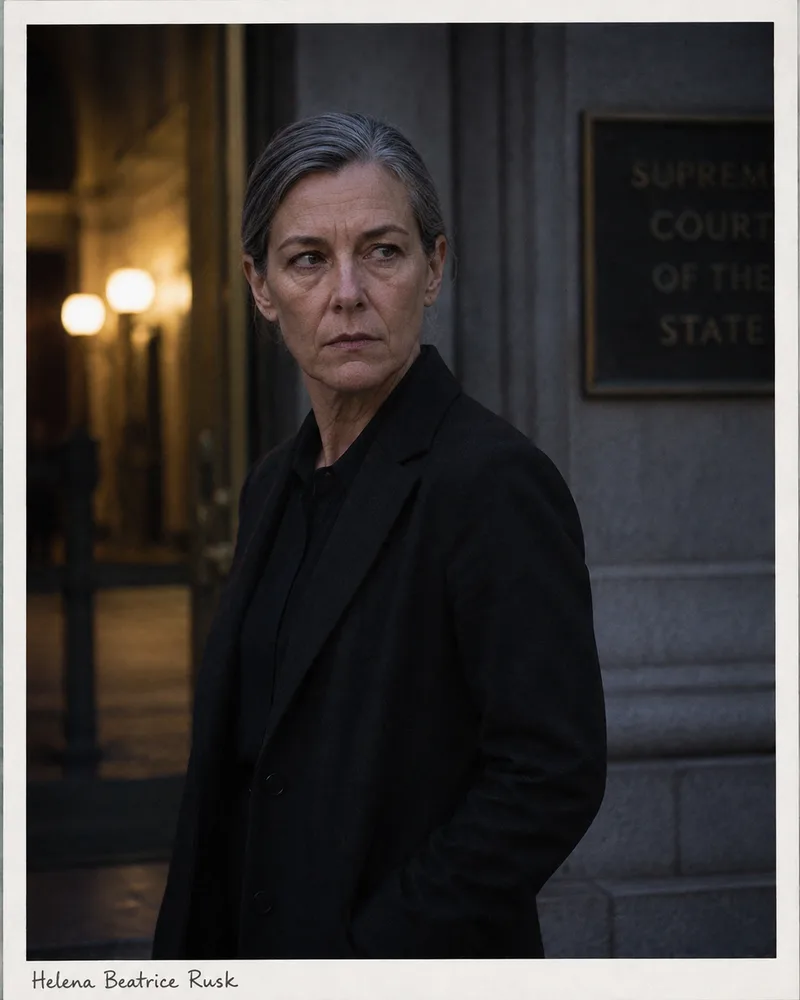 Dossier visual exhibit C-02 concerning Helena Rusk