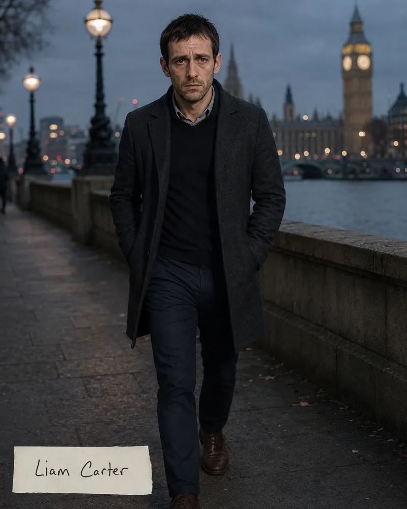 Dossier visual exhibit C-01 concerning Liam Carter