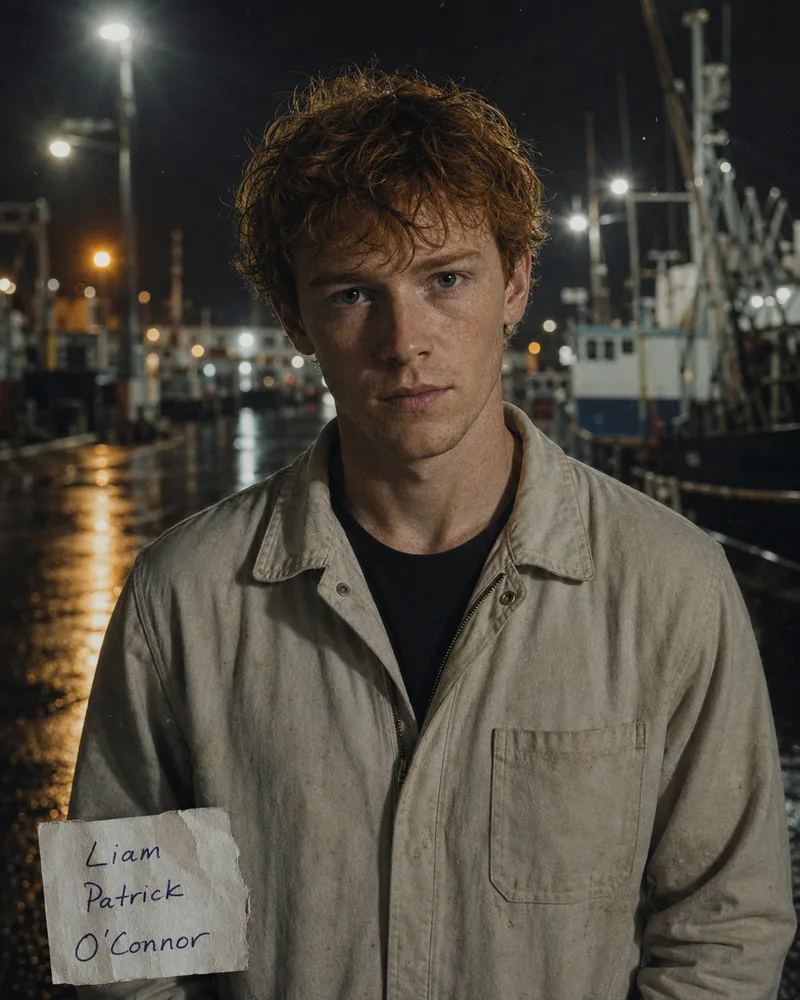 Dossier visual exhibit C-02 concerning Liam “Sparky” O’Connor