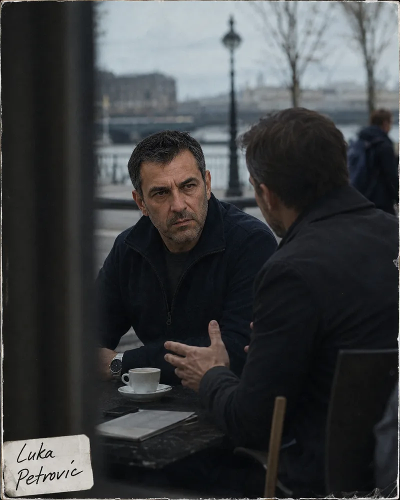 Dossier visual exhibit C-02 concerning Luka Petrovic