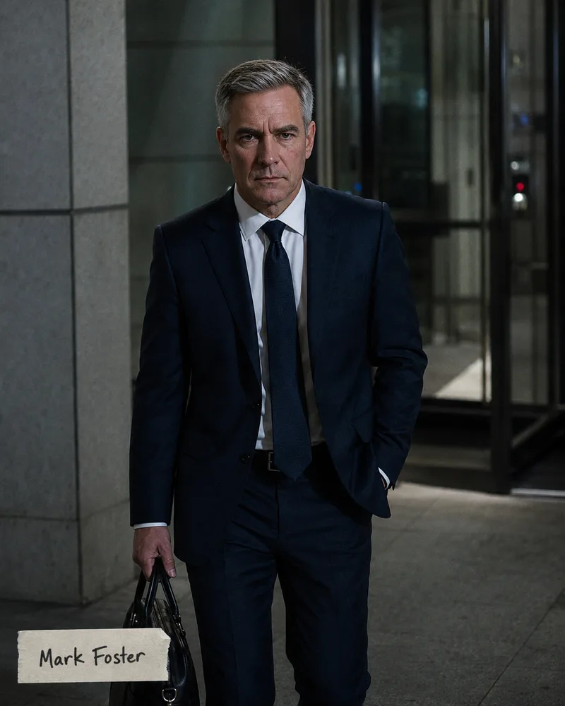 Dossier visual exhibit C-01 concerning Deputy Commander Mark “Frost” Foster