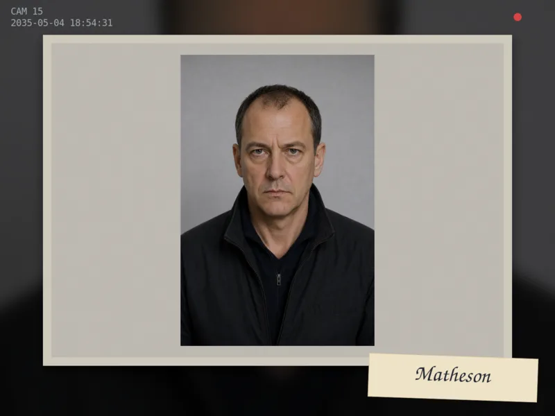 Dossier visual exhibit C-04 concerning Deputy Director Matheson