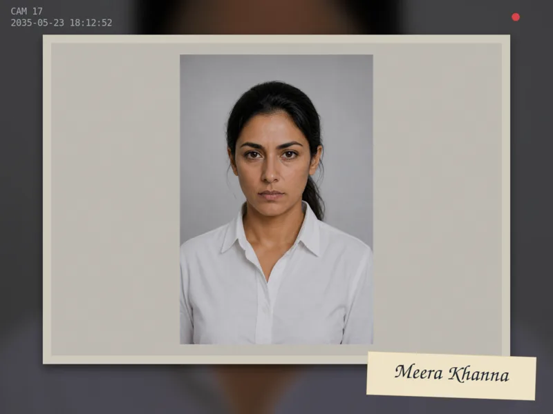 Dossier visual exhibit C-05 concerning Meera Khanna